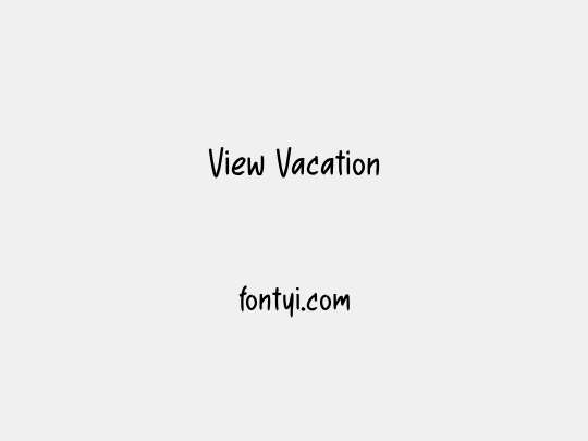 View Vacation