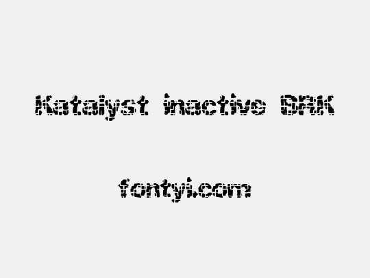 Katalyst inactive BRK