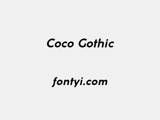 Coco Gothic