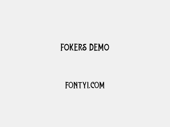 Fokers DEMO