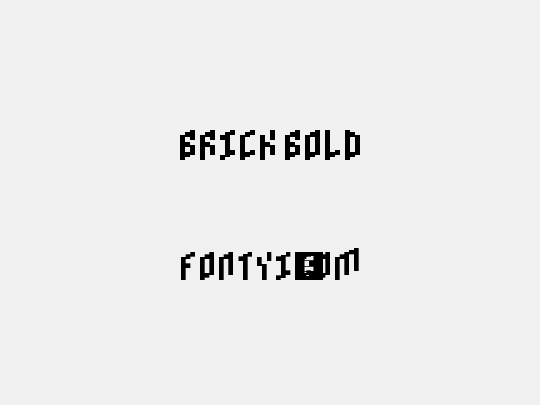 Brick Bold