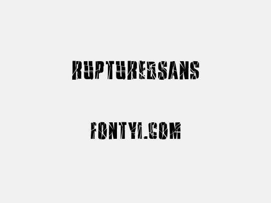 RupturedSans
