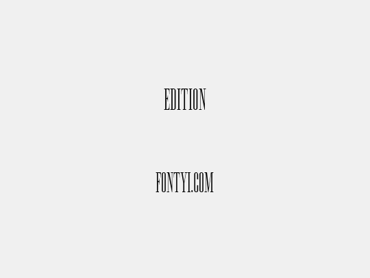 Edition