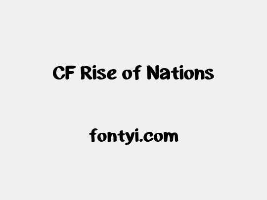 CF Rise of Nations
