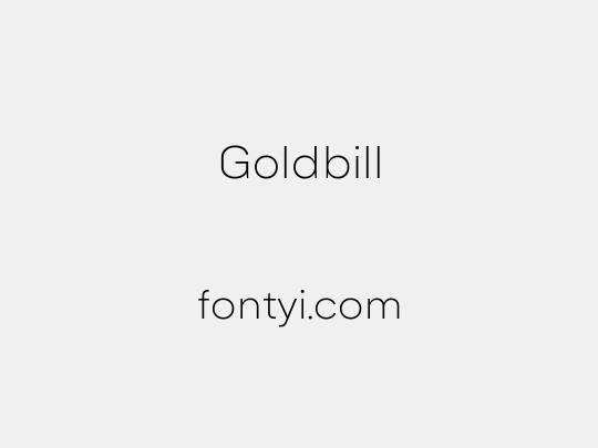 Goldbill