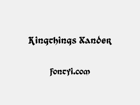 Kingthings Xander