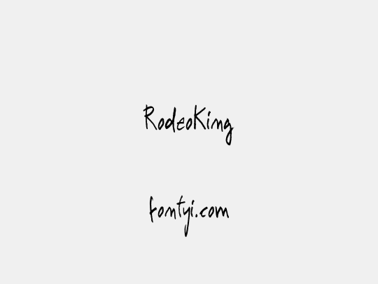 RodeoKing