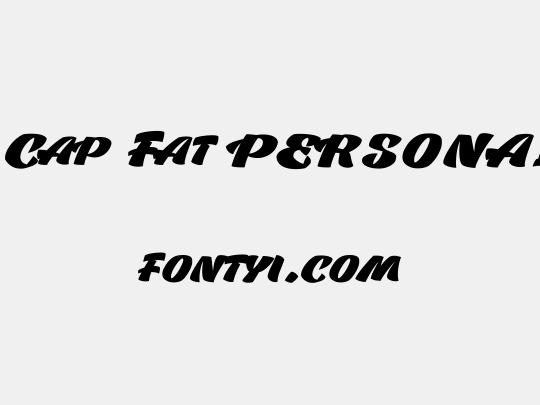 Casat Cap Fat PERSONAL USE