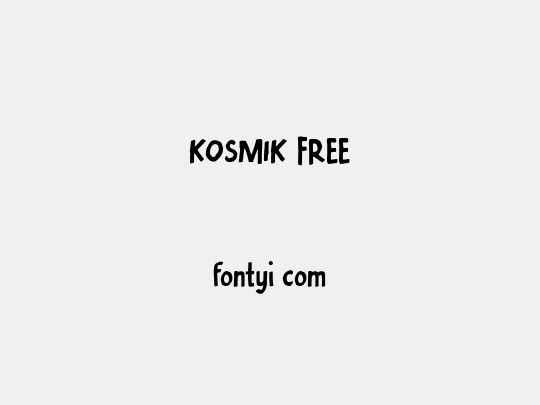 KOSMIK FREE