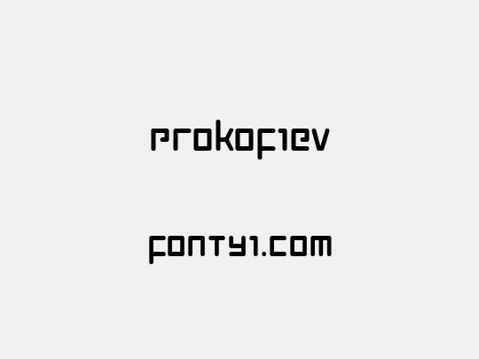 Prokofiev