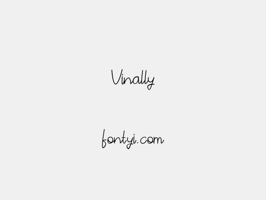 Vinally