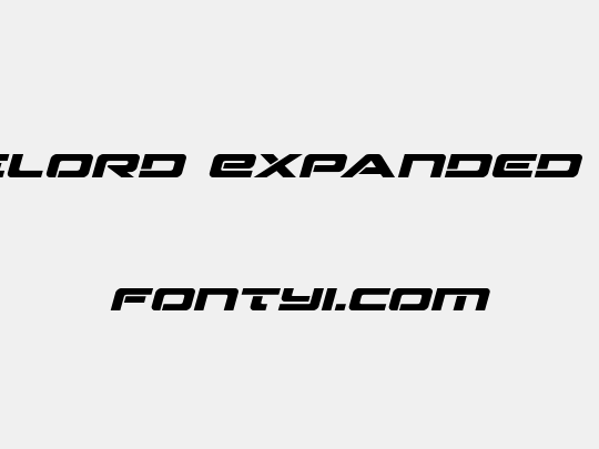 Strikelord Expanded Italic