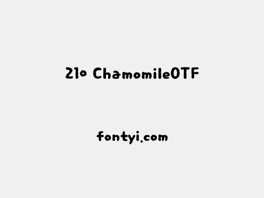 210 ChamomileOTF