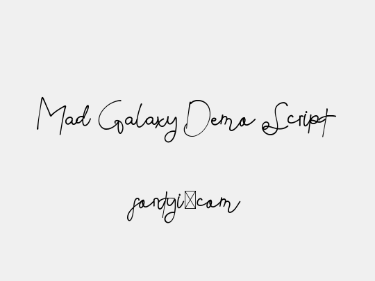 Mad Galaxy Demo Script