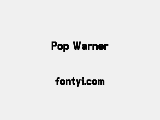 Pop Warner