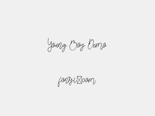 Young Boy Demo