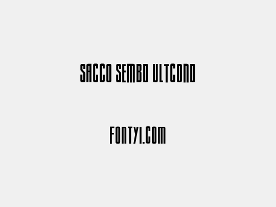 Sacco SemBd UltCond