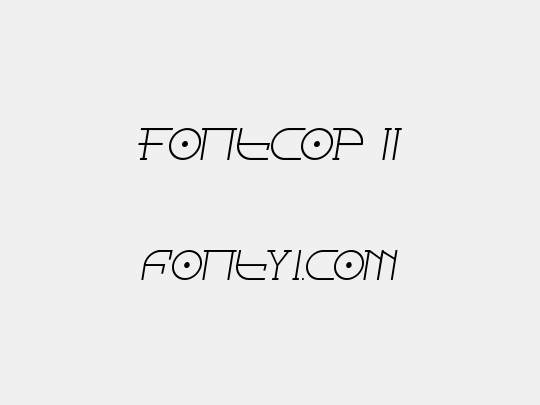 Fontcop II