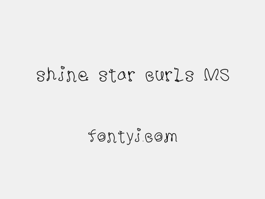 shine star curls MS