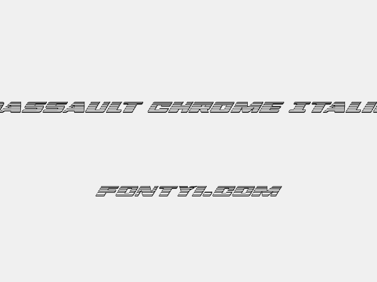Dassault Chrome Italic