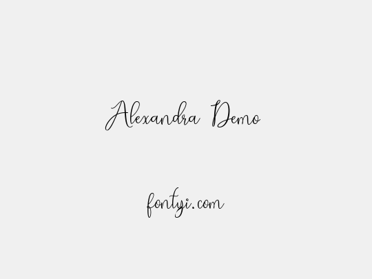 Alexandra Demo