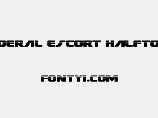 Federal Escort Halftone