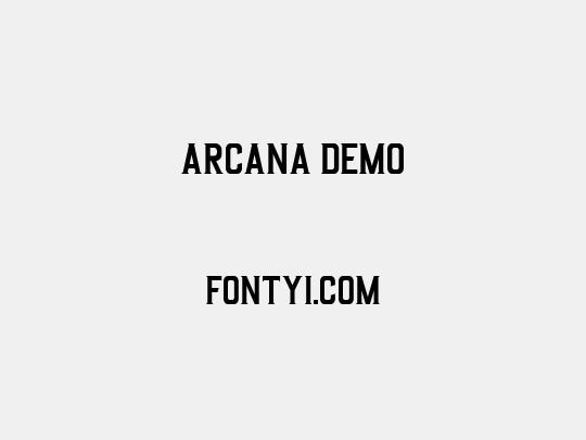 Arcana DEMO