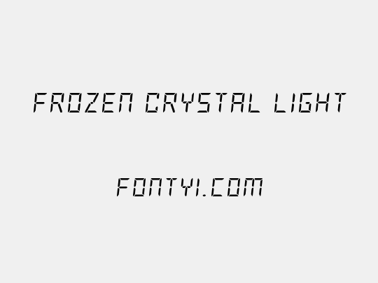 Frozen Crystal Light