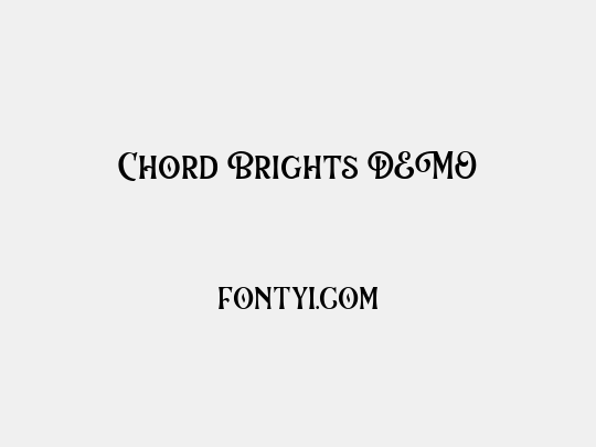 Chord Brights DEMO