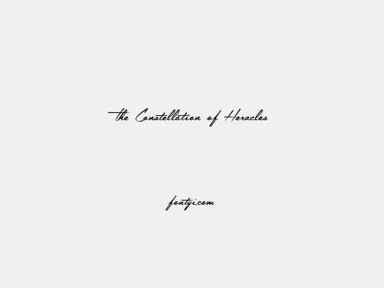 The Constellation of Heracles