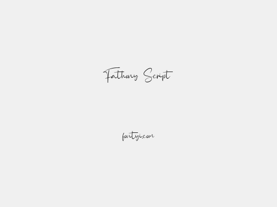 Fathony Script