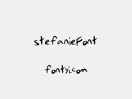 stefanieFont