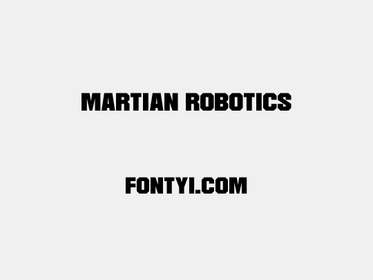 Martian Robotics