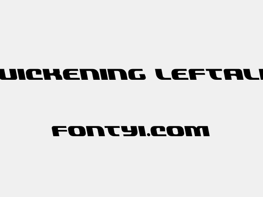 Quickening Leftalic