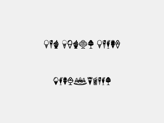 Ice Cream Icons