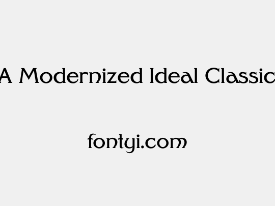 FHA Modernized Ideal ClassicNC