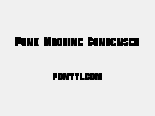 Funk Machine Condensed