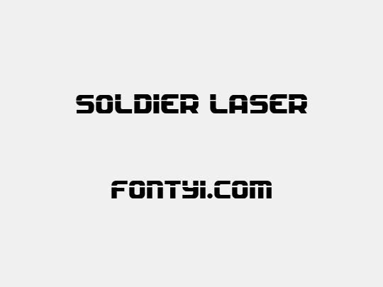 Soldier Laser