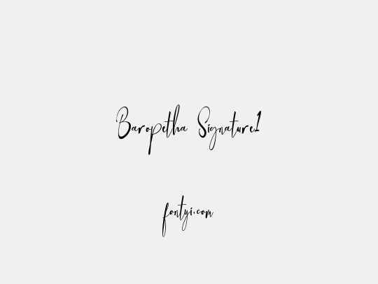 Baropetha Signature1