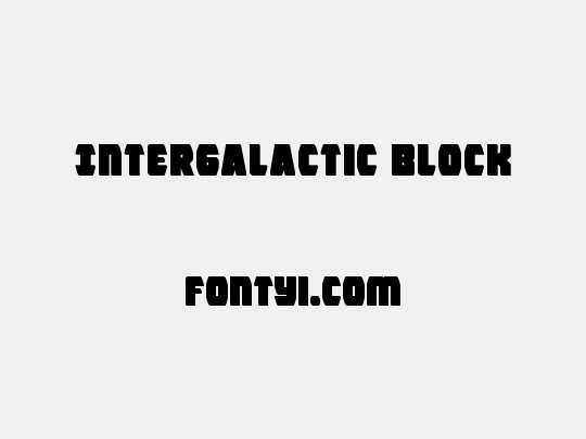 Intergalactic Block