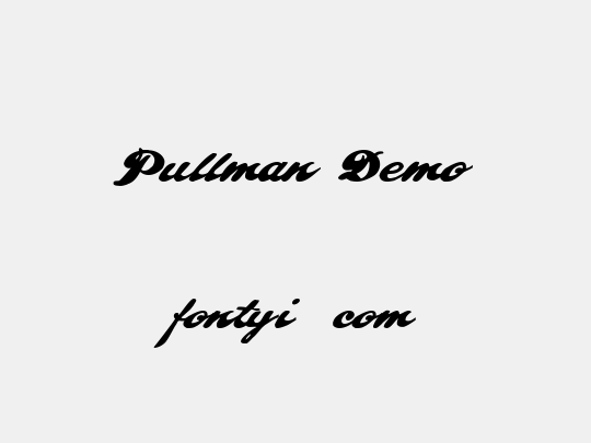 Pullman  Demo