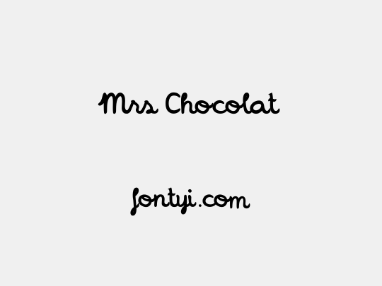 Mrs Chocolat