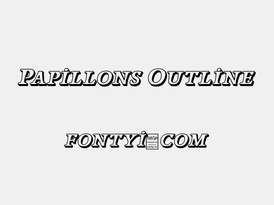 Papillons Outline