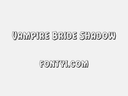 Vampire Bride Shadow