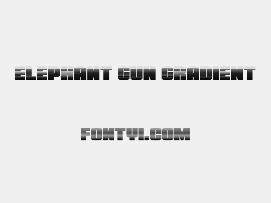 Elephant Gun Gradient