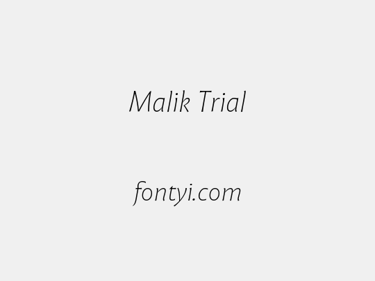 Malik Trial
