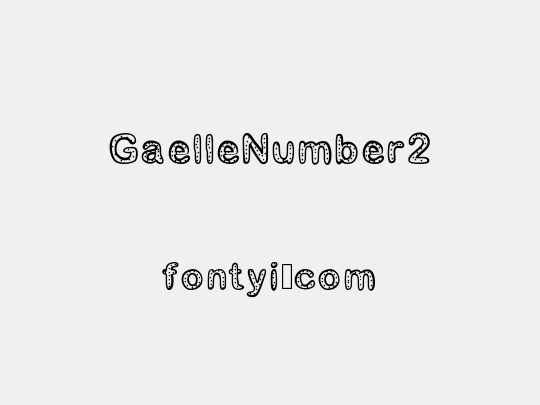 GaelleNumber2