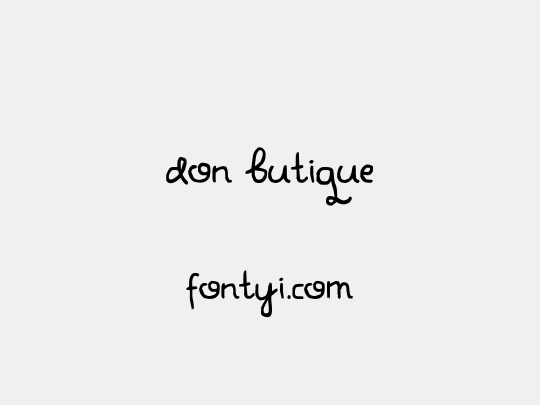 Don Butique