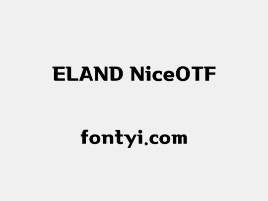 ELAND NiceOTF
