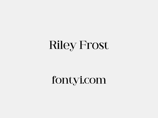 Riley Frost